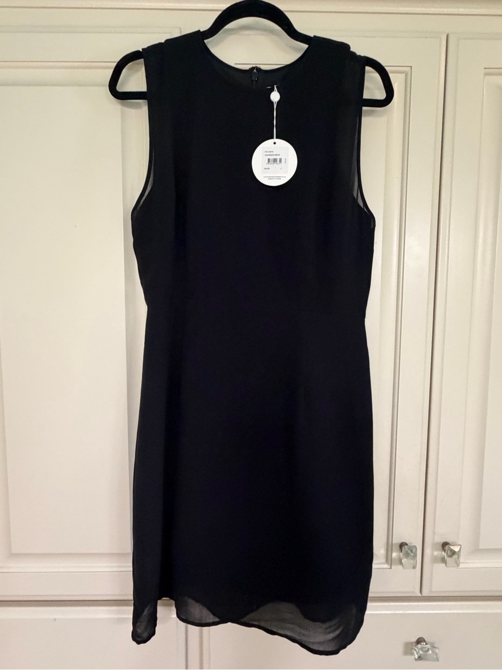 Finders Keepers Black Sleeveless Shift Dress
